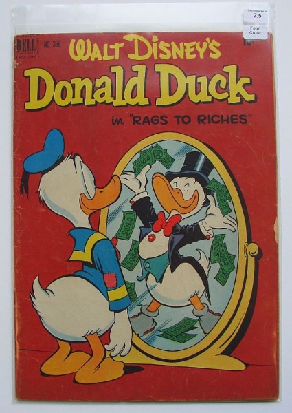 Donald Duck (Four Color) Nr.356 Graded 2.5