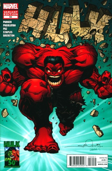 Hulk (2008) 1:25 Variant Cover 50