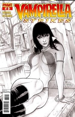 Vampirella Strikes (2013) Fabiano Neves Black & White 6
