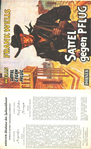 Wells, Frank Leihbuch SU Sattel gegen Pflug (Dörner) nur Schutzumschlag