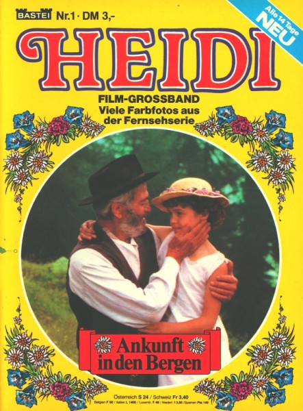 Heidi Film-Grossband (Bastei, GbÜ.) Nr. 1-6 kpl. (Z3)