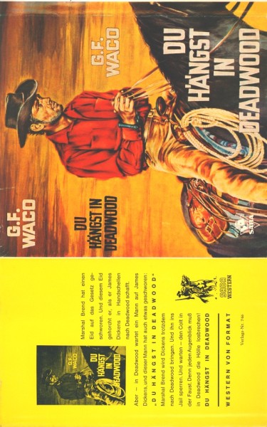 Waco, G.F. Leihbuch SU Du hängst in Deadwood (Saba) nur Schutzumschlag
