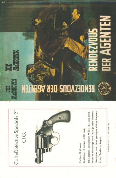 McBrown, Joe Leihbuch SU Rendezvous der Agenten (Feldmann) nur Schutzumschlag