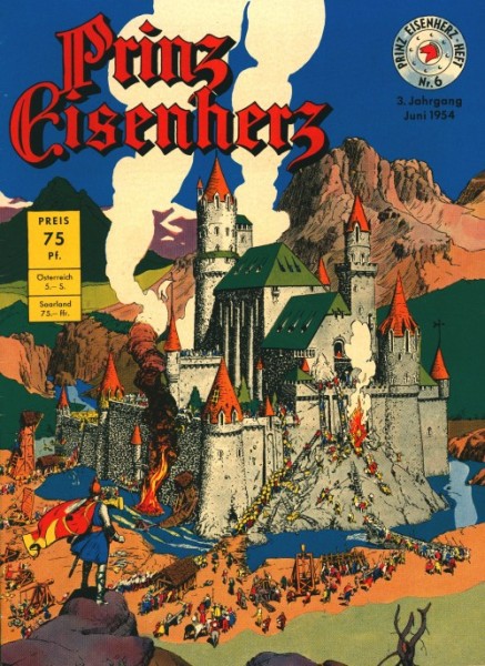 Prinz Eisenherz-Heft (Aller, Gb.) 3. Jahrgang 1954 Nr. 1-10
