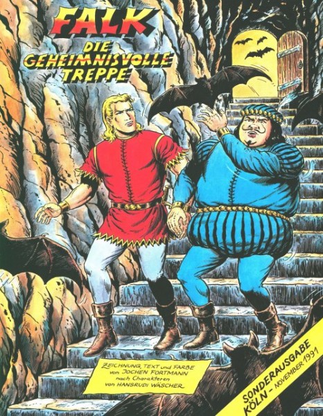 Falk - Heft (Hethke-Geschenkausgabe, GbÜ.) Die geheimnisvolle Treppe