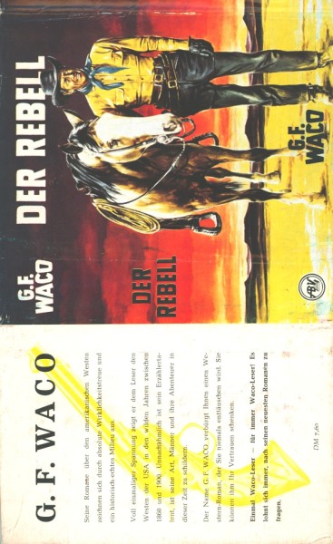 Waco, G.F. Leihbuch SU Rebell (Bach) nur Schutzumschlag