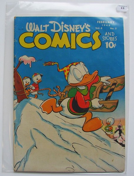 Walt Disney`s Comics and Stories Nr.089 Graded 2.5