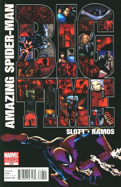 Amazing Spider-Man (2003) 2nd Printing Variant Cover 648