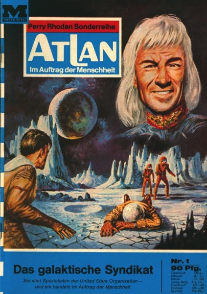 Atlan (Moewig) 1. Auflage Nr. 1-850 kpl. (Z0-2)