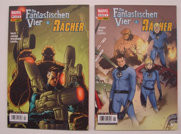Fantastischen Vier & Die Rächer (Panini, Br.) Nr. 1-15 kpl. (Z1)