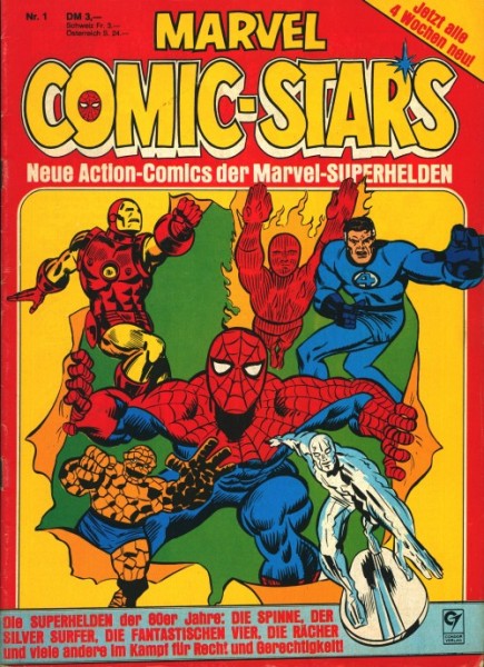 Marvel Comic-Stars (Condor, GbÜ.) Nr. 1-25 kpl. (Z0-2)