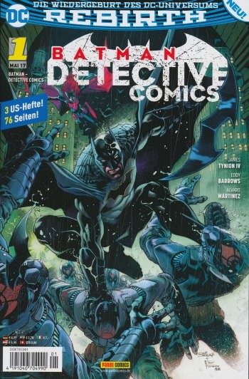 Batman: Detective Comics (Panini, Gb., 2017) Nr. 1-17 zus. (Z1-2) im Schuber