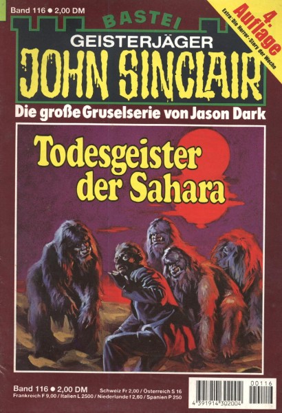 John Sinclair (Bastei) 4. Auflage Nr. 101-218