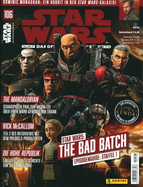 Star Wars: Offizielle Magazin (Panini, Zeitschrift, GbÜ.) Nr. 106-113