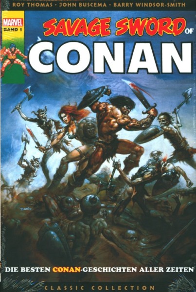 Savage Sword of Conan Classic Collection (Panini, B.) Nr. 1-3 zus. (Z1)