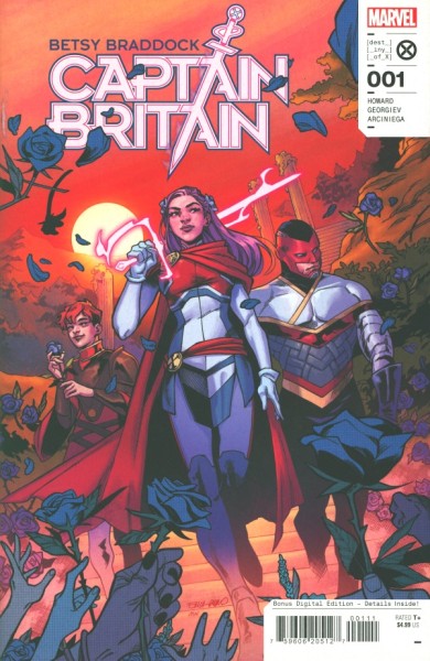 Betsy Braddock: Captain Britain (2023) 1-5 kpl. (Z1)