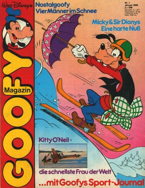 Goofy Magazin (Ehapa, GbÜ./Gb.) Jhrg. 1980 Nr. 1-12