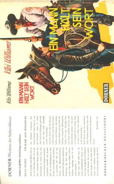 Williams, Kibi Leihbuch SU Ein Mann hält sein Wort (Dörner) nur Schutzumschlag