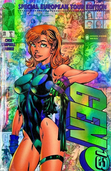 Gen 13 (1995) European Tour Variant Cover 11