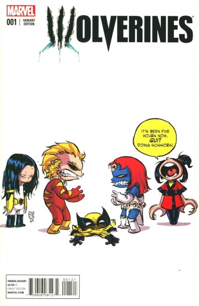 Wolverines (2015) Skottie Young Variant Cover 1