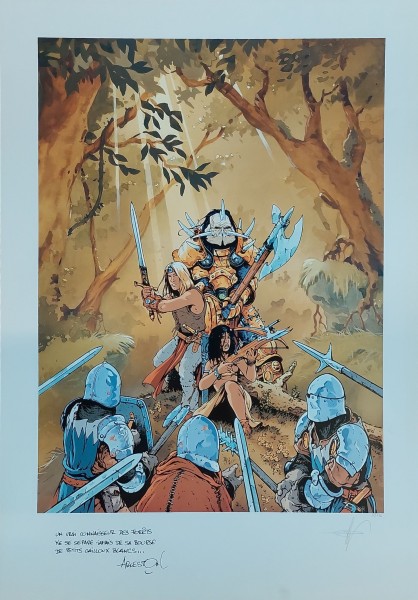 Arleston Opalwälder Poster lim. 36/150, signiert