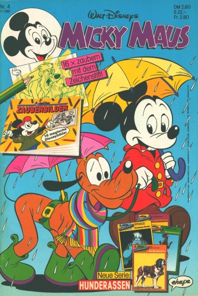 Micky Maus (Ehapa, Gb.) Jahrgang 1991 Nr. 1-52