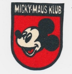Micky Maus Klubartikel Ärmelwappen gestickt Aufbügler