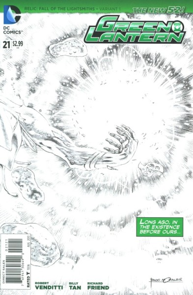Green Lantern (2011) 1:25 Variant Cover 21