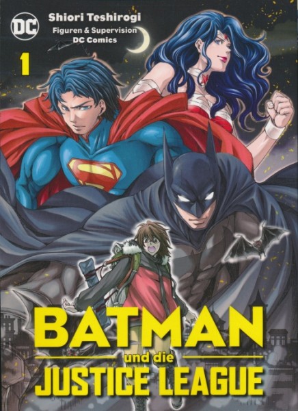 Batman und die Justice League (Planet Manga, Tb.) Nr. 1-4 kpl. (Z0-2)