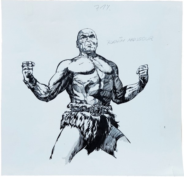 Originalzeichnung (1690) Seewölfe