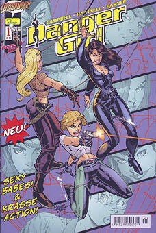 Danger Girl (Dino, Gb.) Kiosk-Ausgabe Nr. 1-4 kpl. (Z0-2)
