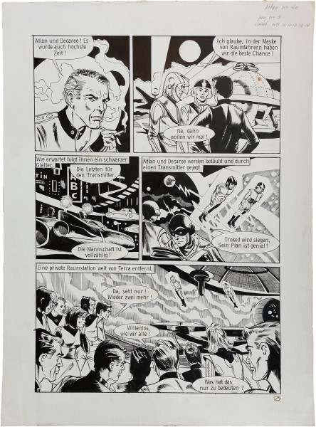 Originalzeichnung (1584) Atlan