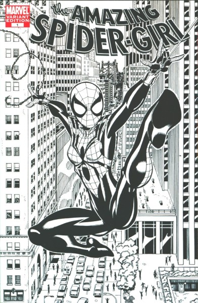 Amazing Spider-Girl (2006) Sketch Variant Cover 1