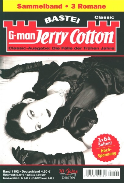 Jerry Cotton Classic Sammelband 1192
