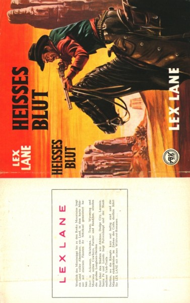 Lane, Lex Leihbuch SU Heisses Blut (Bach) nur Schutzumschlag