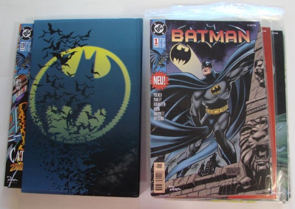 Batman (Dino, Gb.) Nr. 1-63 kpl. mit allen Time Warp Schubern (Z0-2)