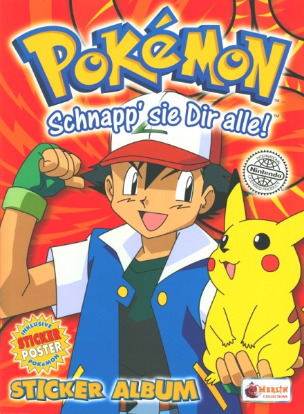 Merlin-Bilderdienst SBA Pokemon - Schnapp sie dir alle (31332/41) komplett Sammelbilderalbum