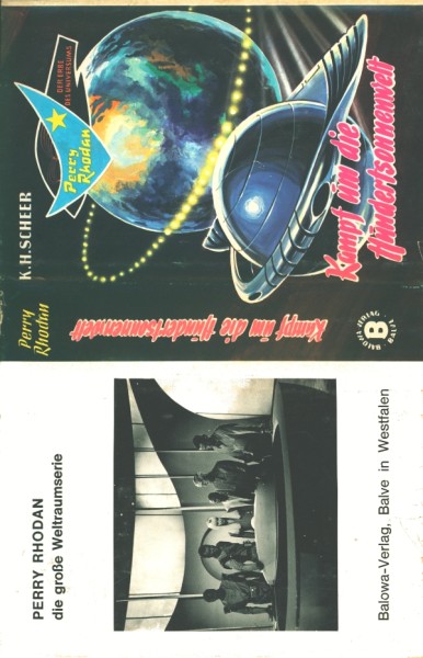 Perry Rhodan Leihbuch SU Kampf um die Hundertsonnenwelt (Balowa) nur Schutzumschlag