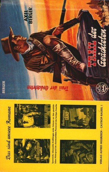 Berger, Axel Leihbuch SU Trail der Geächteten (Mülbüsch) nur Schutzumschlag