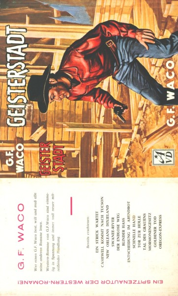 Waco, G.F. Leihbuch SU Geisterstadt (Astoria) nur Schutzumschlag