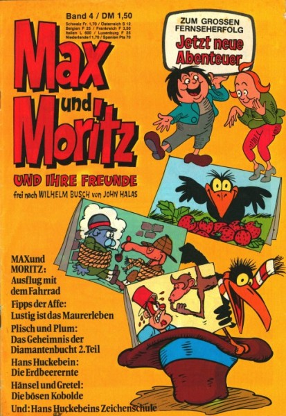Max und Moritz (Marken, Gb.) Nr. 1-12