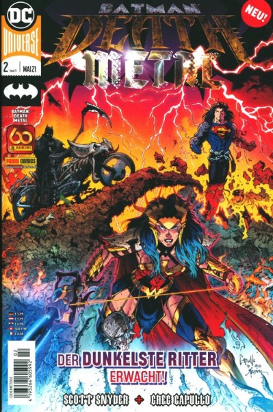 Batman Death Metal (Panini, Gb.) Nr. 1-7 kpl. (Z1)