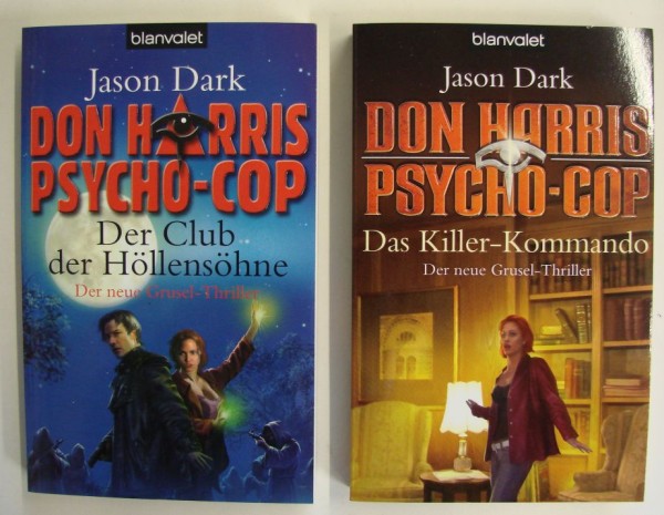 Don Harris Psycho-Cop (Blanvalet, Tb.) Nr. 1-9 kpl. (Z1-)