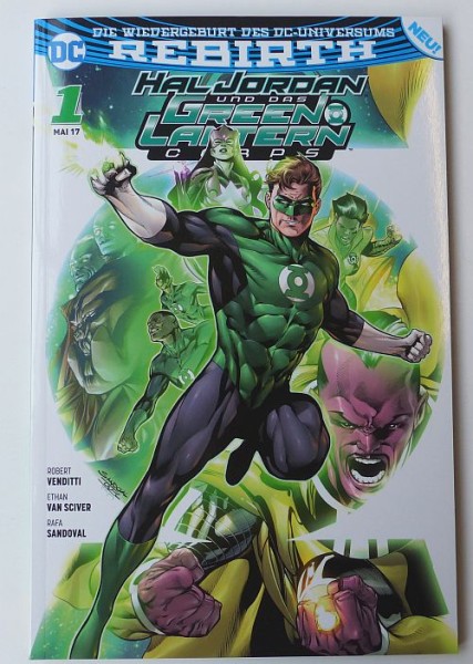 Hal Jordan und das Green Lantern Corps (Panini, Br.) Nr. 1-8 kpl. (Z1)
