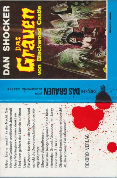 Shocker, Dan Leihbuch SU Grauen von Blackwood Castle (Rekord) nur Schutzumschlag