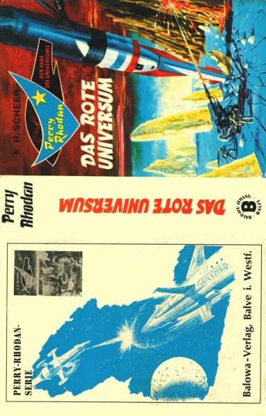 Perry Rhodan Leihbuch SU Rote Universum (Balowa) nur Schutzumschlag