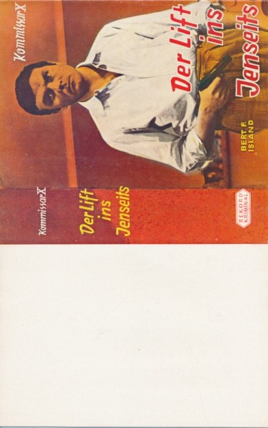 Kommissar X Leihbuch SU Lift ins Jenseits (Rekord) nur Schutzumschlag