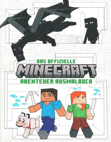 Das offizielle Minecraft Abenteuer Ausmalbuch