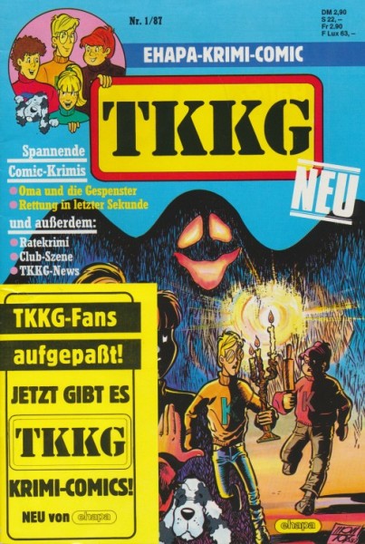 TKKG (Ehapa, Gb.) Jahrgang 1987 mit Beilage Nr. 1