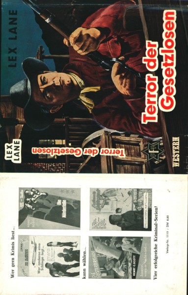 Lane, Lex Leihbuch SU Terror der Gesetzlosen (Feldmann) nur Schutzumschlag